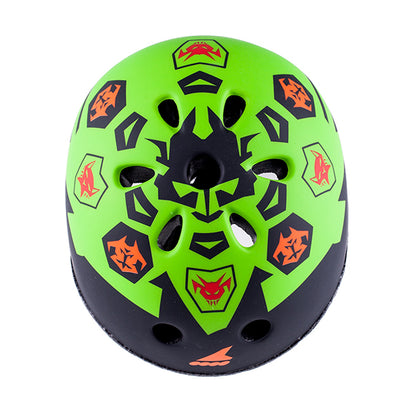 JR Helmet black/green