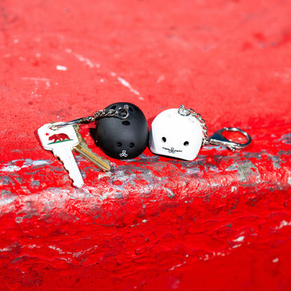 Keychain helmet Black
