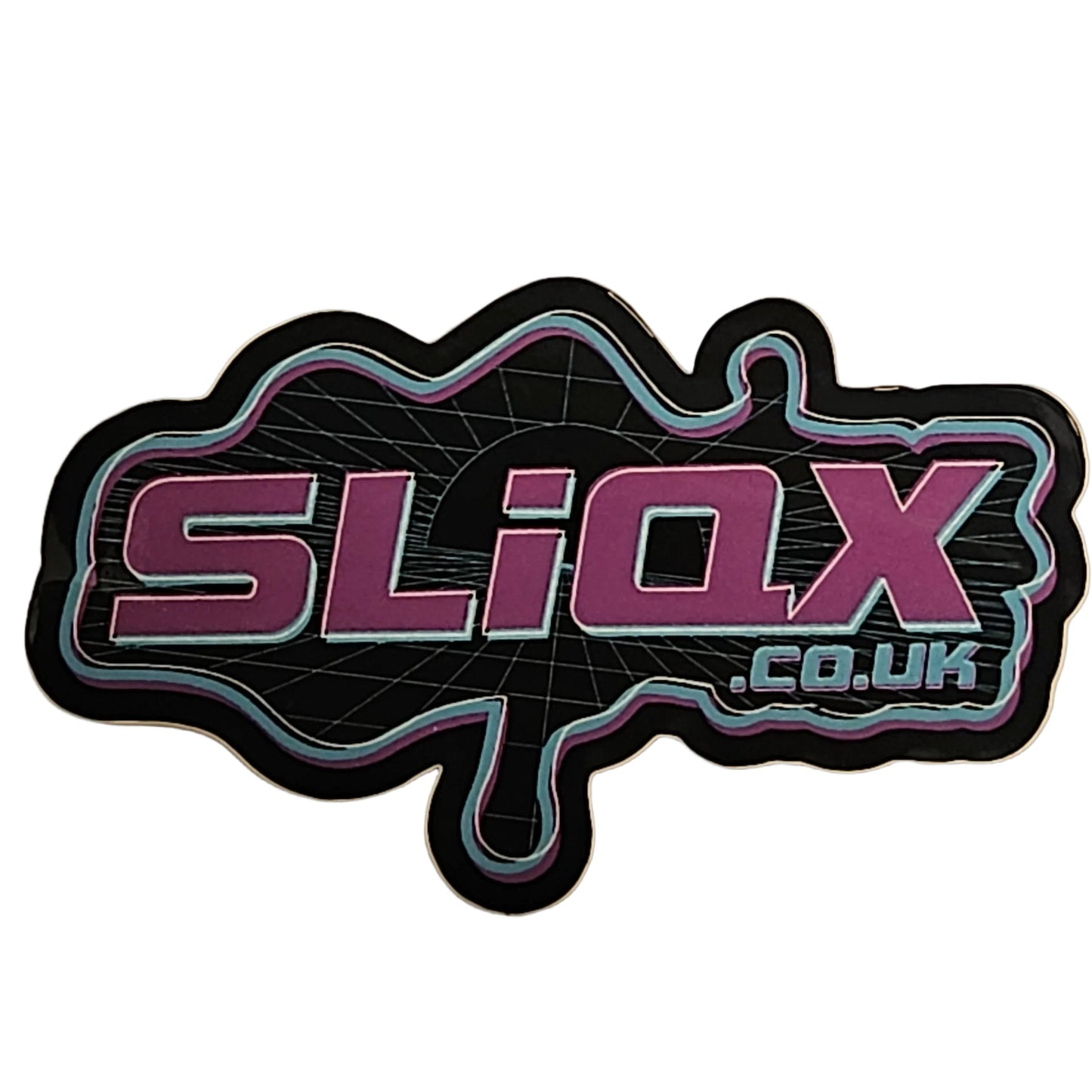 Sticker logo retro 5x8cm