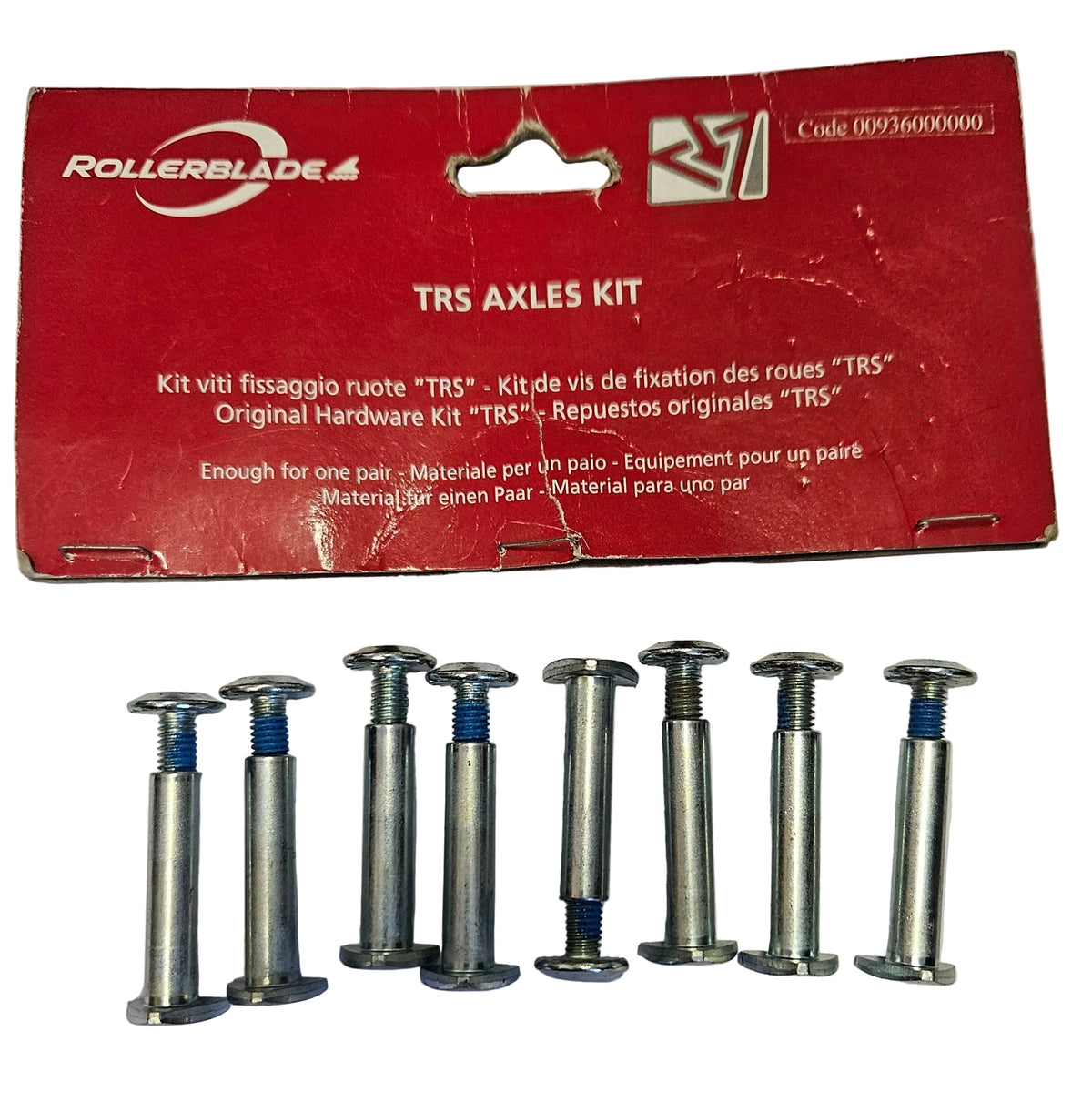 TRS Axle Kit 8mm Allen/Hex  L34mm 8-pack