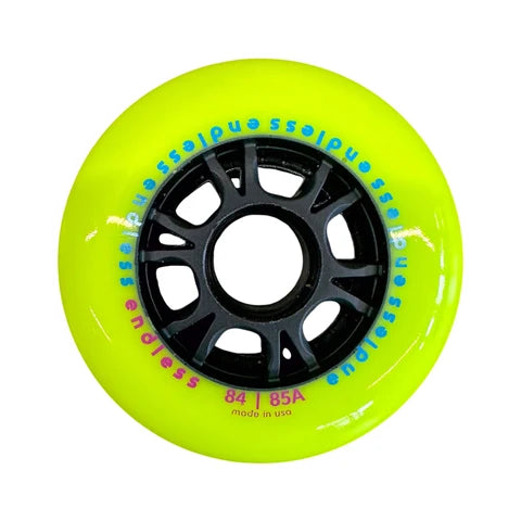 84mm/85A Neon Yellow 4-pack