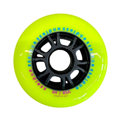 84mm/85A Neon Yellow 4-pack