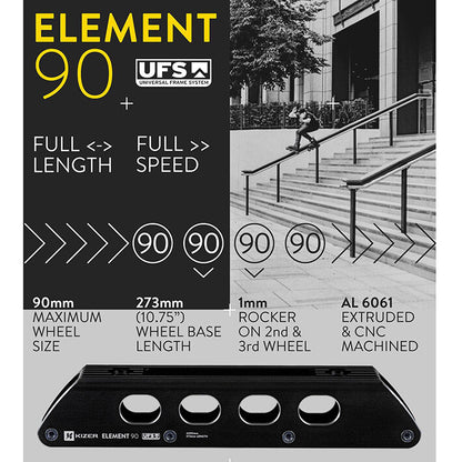 UFS Element 90x4 273mm black