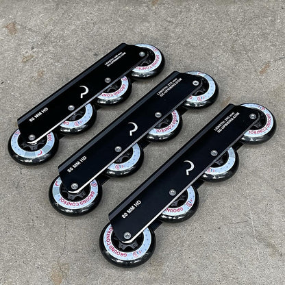 UFS HD 4x80mm black wheel set