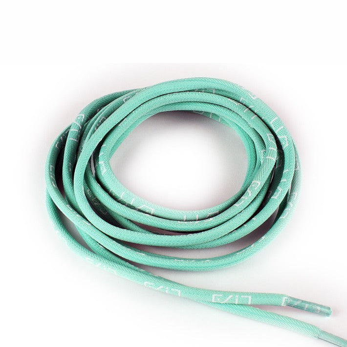 Laces teal/white