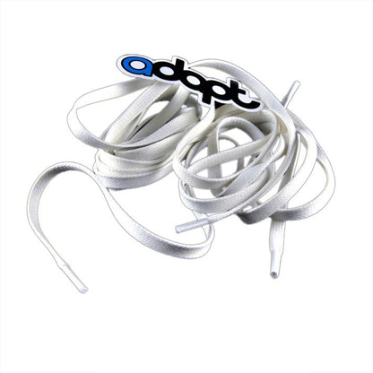 Waxed Laces White