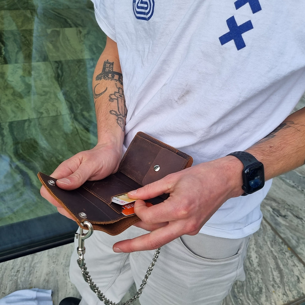 Army Line Keychain Wallet