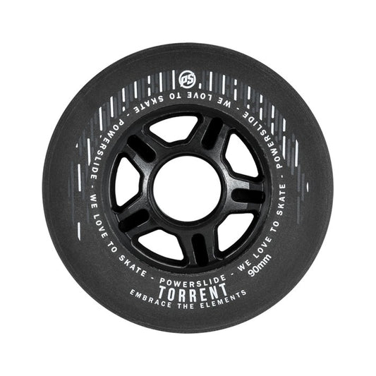 90mm/84A Torrent Rain Black 4-pack