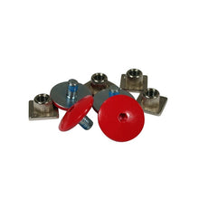 Load image into Gallery viewer, Cuff bolts M6 red 4-pack
