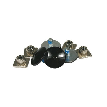 Cuff bolts M6 black 4-pack