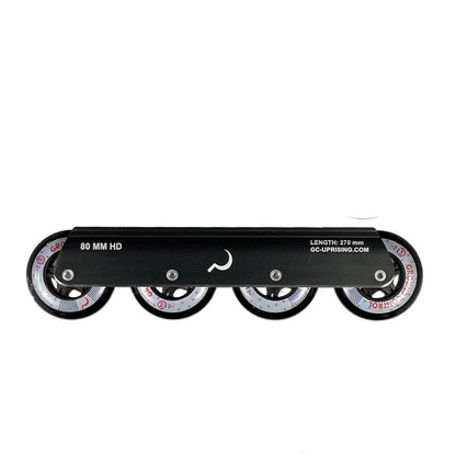 UFS HD 4x80mm black wheel set