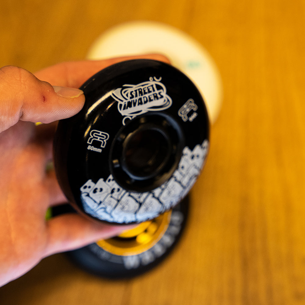 Street Invaders 80mm/84A black 4-pack