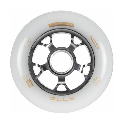 Ally White 100mm/88a 3-pack