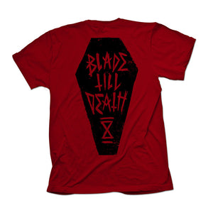 Blade Till Death Red t-shirt