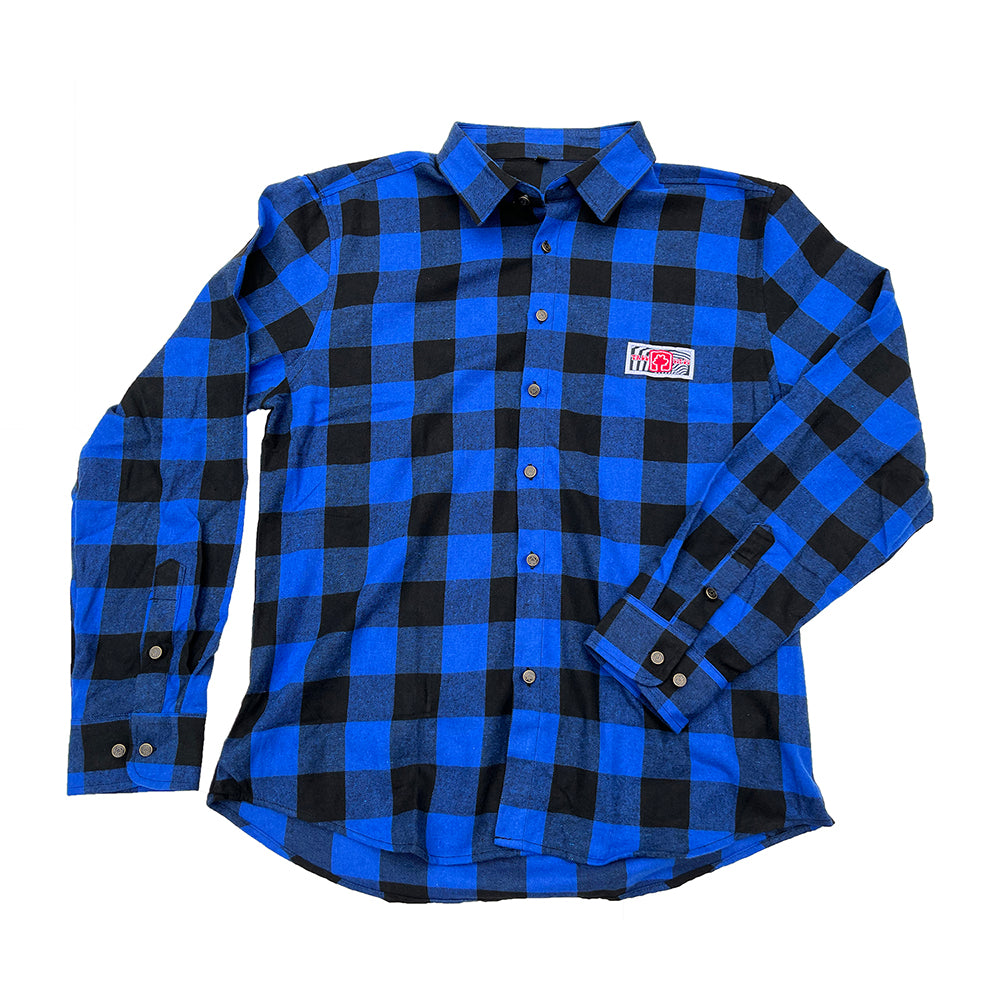 Flannel blue