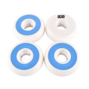 white/light blue wheels 58mm/92A 4-pack