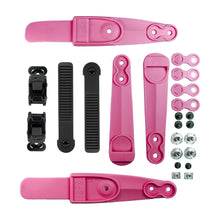 Load image into Gallery viewer, Ankle buckle SBM2 Double Strap logo set pink
