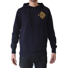 Load image into Gallery viewer, Crest hoodie navy
