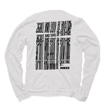 Load image into Gallery viewer, glitch long sleeve white
