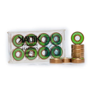 Emerald Titanium Bearings 8-pack