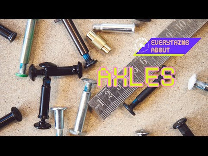 Axles 8mm Fluid Allen/Hex gold 8-pack
