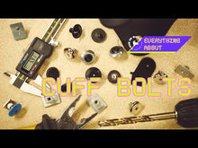 Load and play video in Gallery viewer, Cuff bolts black M6 pcs
