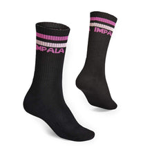 Load image into Gallery viewer, Stripe Sock black 3-pack

