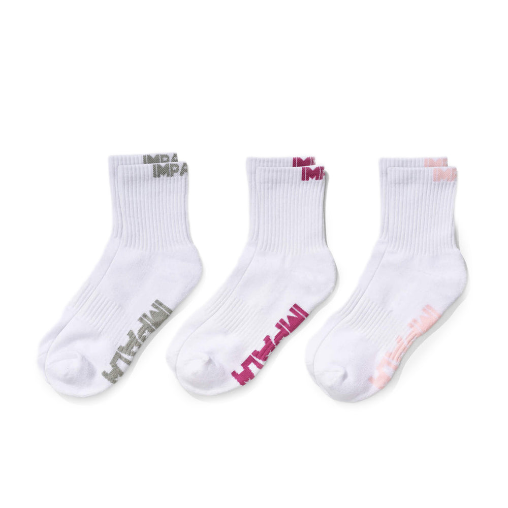 Everyday Socks white 3-pack