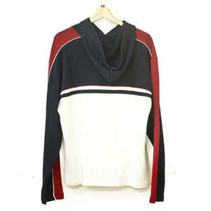 Vintage hoodie navy/red