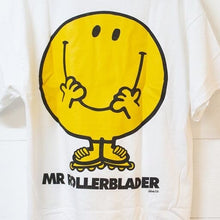 Load image into Gallery viewer, Mr rollerblader shirt white
