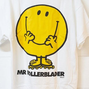 Mr rollerblader shirt white