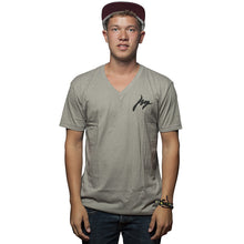 Load image into Gallery viewer, V-neck Grey T-shirt
