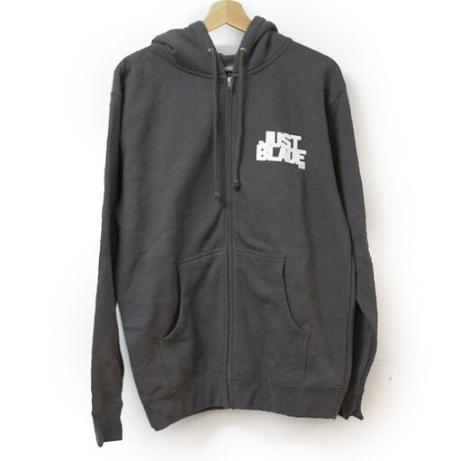 Just blade zip-up hoodie grey