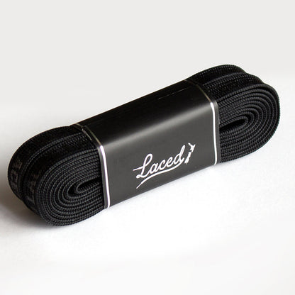 Stealth Waxed Laces 213cm black