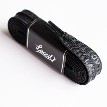 Stealth Waxed Laces 213cm black