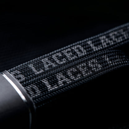 Stealth Waxed Laces 213cm black