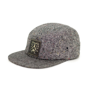 5 panel speckled wool