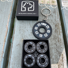 Load image into Gallery viewer, Abec 9 Bearings black 8-pack
